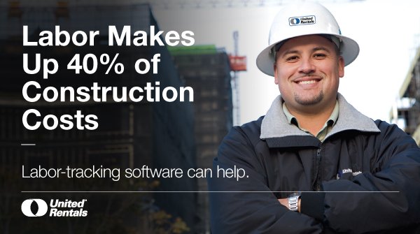 UnitedRentals's tweet image. Better estimate your labor costs for the next big construction project. See how today: bit.ly/2sb5y0N