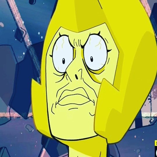 Jaiissoawesome's tweet photo. This face says it all #StevenUniverse #yellowdiamond #shedidit #notRose https://t.co/9JP5rHVgqo