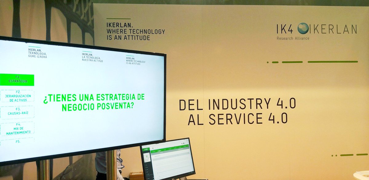 IKERLANofficial's tweet photo. ¡Preparados para recibirte en #Maintenance2017! Tenemos clara la apuesta "Del Industry 4.0 al Service 4.0", descubre más en nuestro stand https://t.co/tkXMa1ncWD