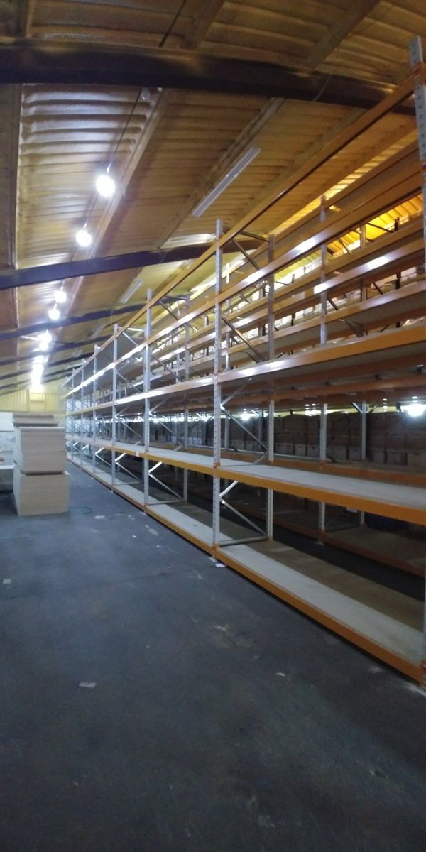 Smart new racking is coming along nicely &amp; will soon be ready to house lots of records! #FileAwayCentral #warks #leamington