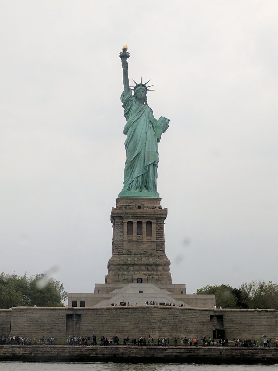 Fitz_pat300's tweet photo. Was in #NYC and saw the #Statue of Liberty with family on 6-4-17.  #What a sight. https://t.co/Uwxq2TC6Ci