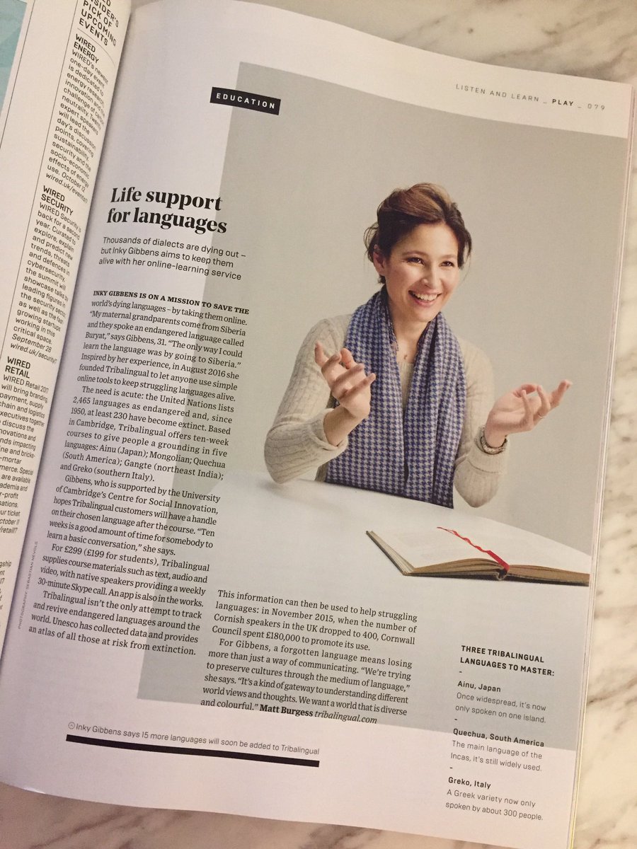 sfwparkes's tweet photo. Great to see @Inkygibbens in @WiredUK #morningreading #edtech #savinglanguages @AccelerateCam @tribalingual https://t.co/QYylV0Zapm
