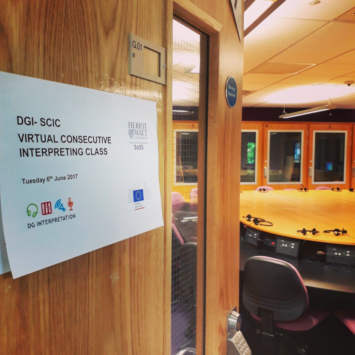heriotwatt_soss's tweet photo. Today our #undergrad #postgrad #interpreting students will stream their class #live to Brussels for #EU professional interpreters feedback! https://t.co/dKH0U479JD