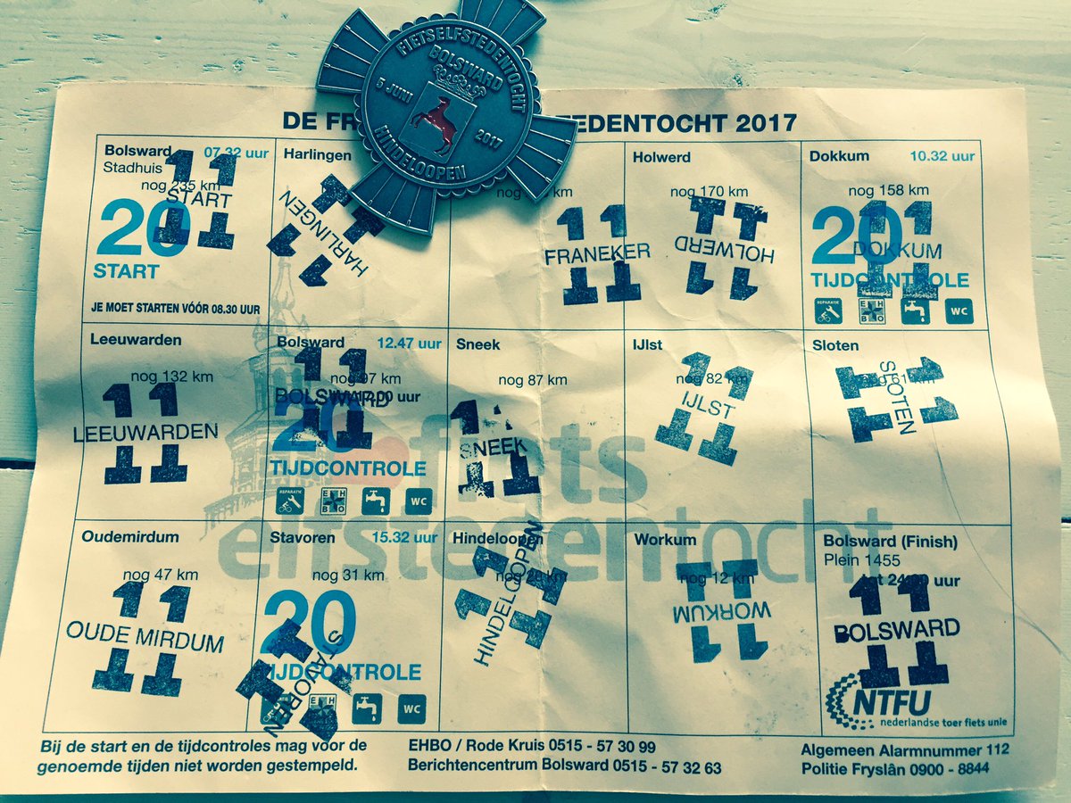 mgildemacher's tweet photo. Mooi tochtje gemaakt gister op de fiets! #elfstedentocht #235km 🚴🏼🎖 https://t.co/Dxv0bI2fOC