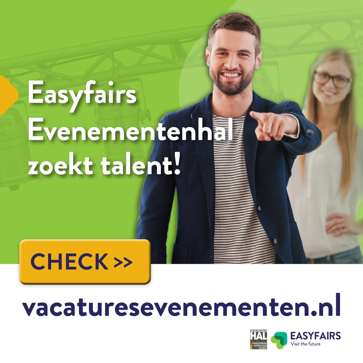 TALENT GEZOCHT: Kom werken voor #Easyfairs #Evenementenhal! 
➡Kijk of jouw #vacature er bij zit en solliciteer! vacaturesevenementen.nl