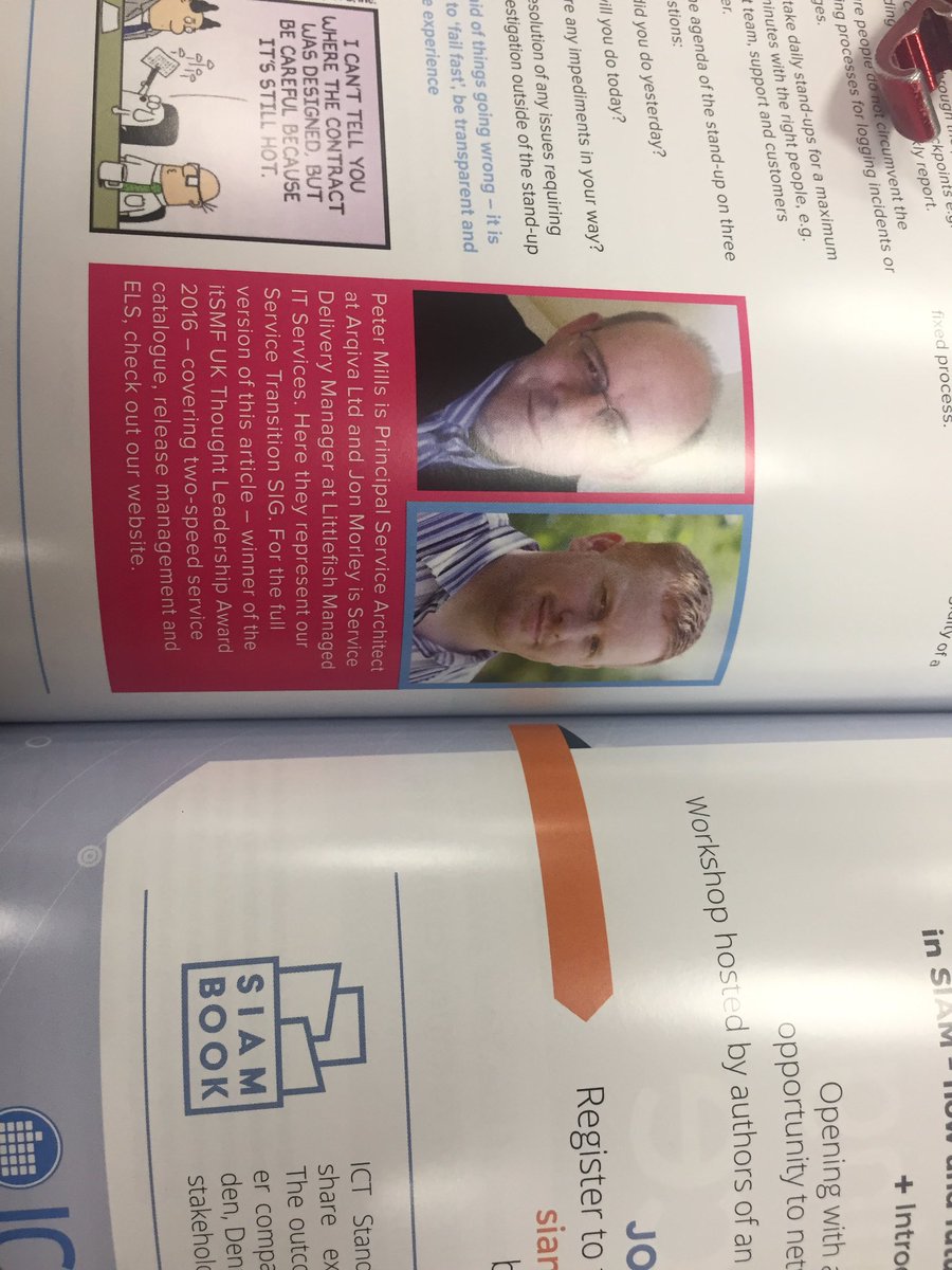 JonMorleyITSM's tweet image. Honoured to have two inclusions in @itSMFUK #servicetalk - check out mine and @porismos contribution to #twospeed transition covering #ELS
