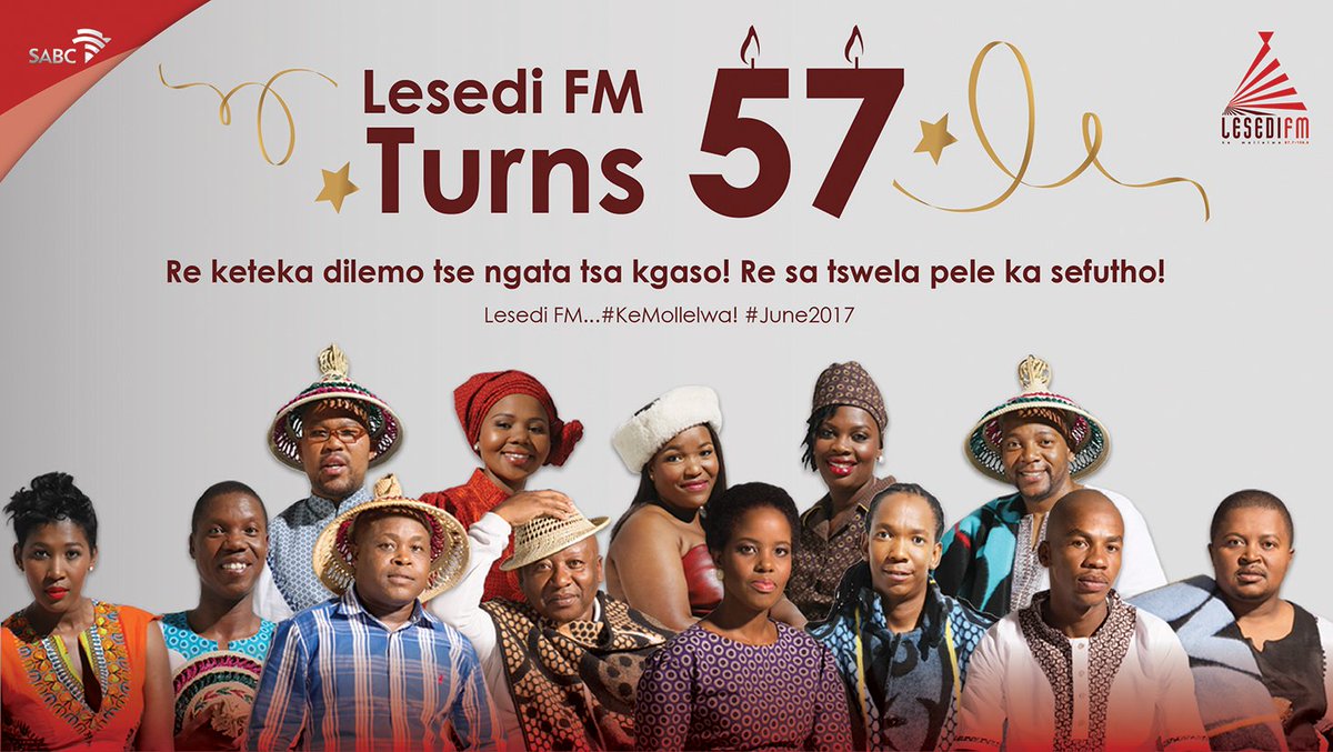 LesediFM's tweet photo. #LesediFM57 @Skuzabell @SebiliMolefe @Cadamgaga @djstixa @Khosilady1 #Sbosh #Ntsoaki #Ntsane #Makgala #Nkesi #Moeketsi #Malefetsane #Molato https://t.co/ufDJ3gpKKa