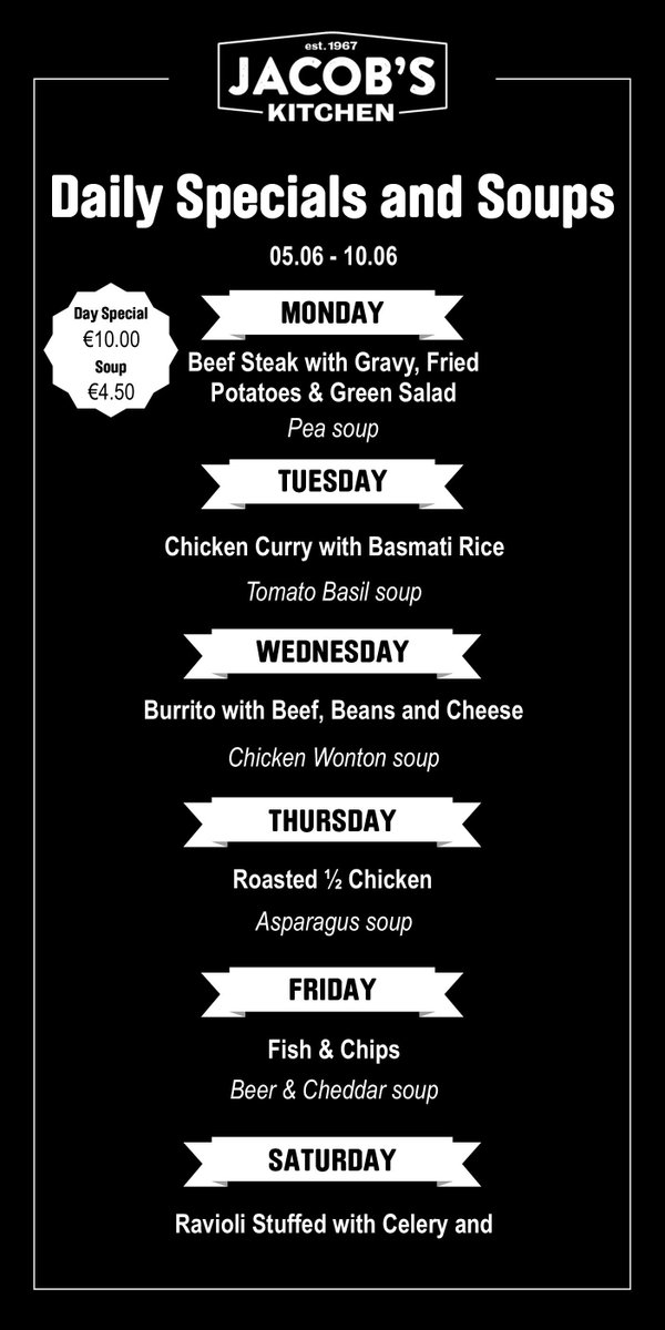 Weekly dose of specials... :)