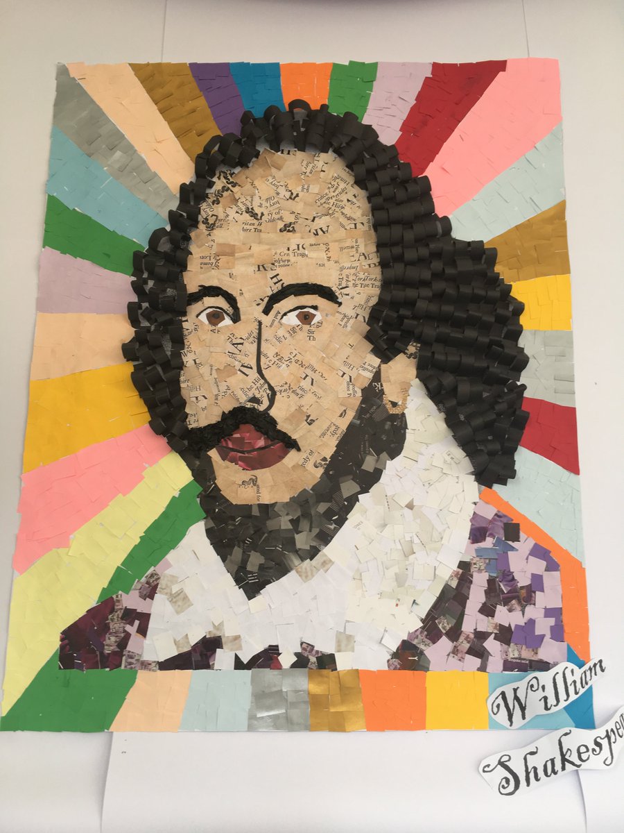 KG_Sydenham's tweet photo. Inspired by the portrait we saw on our trip to the Globe, we created our own #collage #BronzeClass https://t.co/GcCYXcWTnP