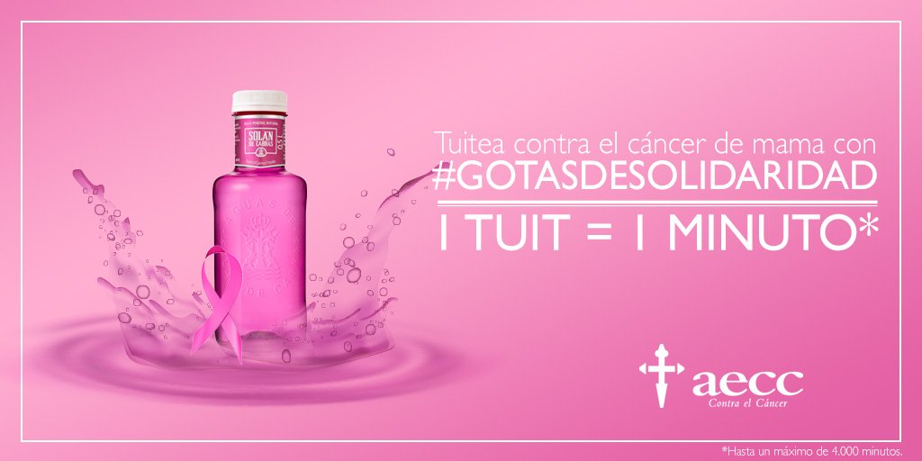 ContraCancerEs's tweet photo. Solidarios con las personas que luchan contra un cáncer #gotasdesolidaridad @Solan_de_Cabras https://t.co/W87i0ZTcUN
