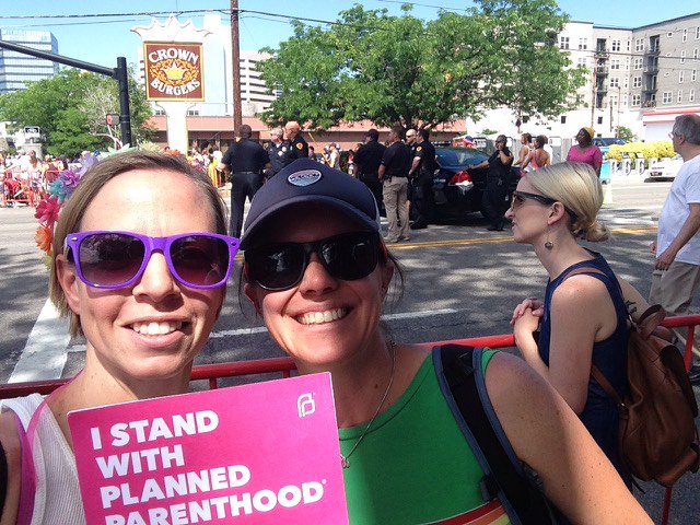 Cushman4Council's tweet photo. Marching in SLC Pride Parade!! #Pride #SLC #IStandWithYou #IStandWithPP https://t.co/9yKapfBg9E