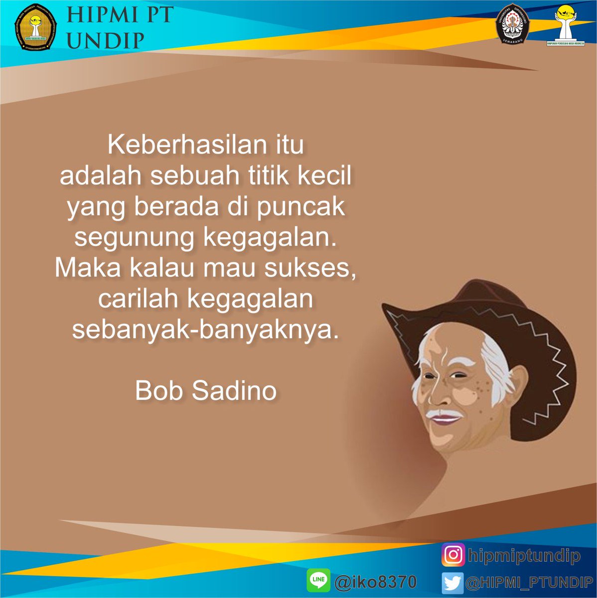 Sumber : instagram.com/bobsadino/

Pejuang? Pengusaha
Pengusaha? Pejuang