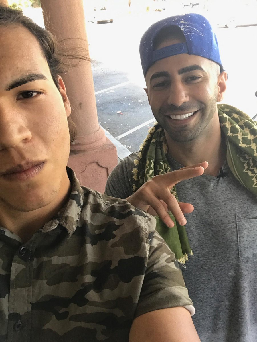 Rtuve2's tweet photo. Its really just sinking in that I gave @YousefErakat a ride lmaoo. Please tell Daniela im sorry that I whacked her with my phone https://t.co/h2DNuTmF0r