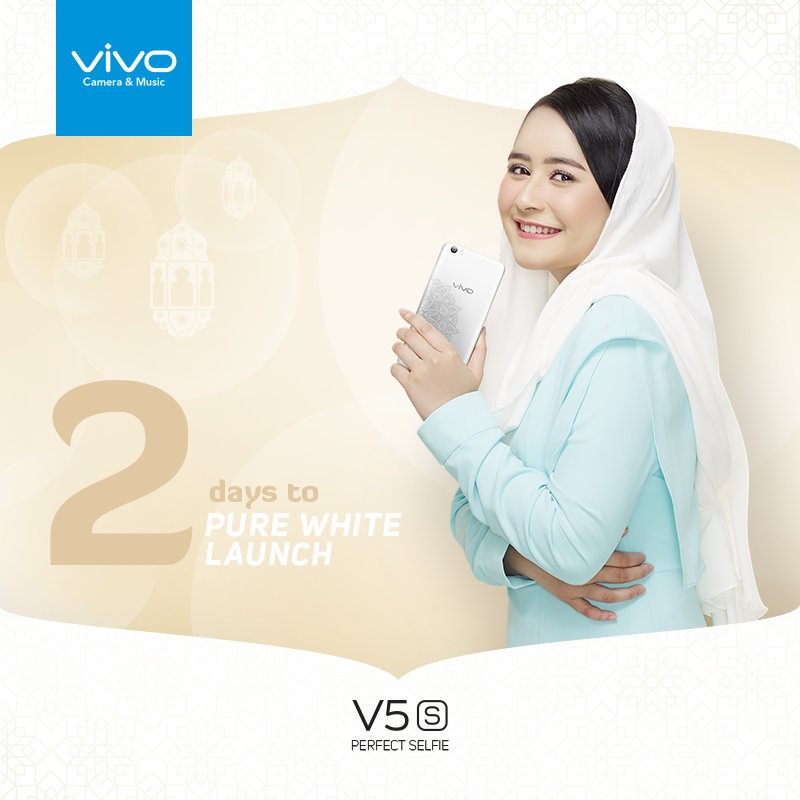 vivo_indonesia's tweet photo. 2 Days until #VivoV5s Pure White Limited Edition Launch! Ready for your new #PerfectSelfie ? :) https://t.co/xSzGTAwDmV