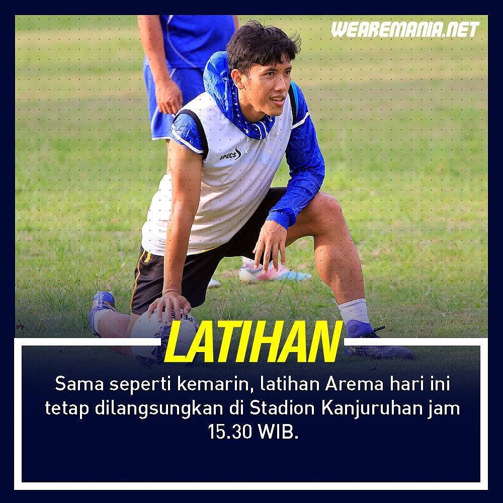we_aremania's tweet photo. Latihan hari ini dilangsungkan di Stadion Kanjuruhan. #trainweare #arema #aremania #aremafc #bustomi https://t.co/I9qZaO4fnf