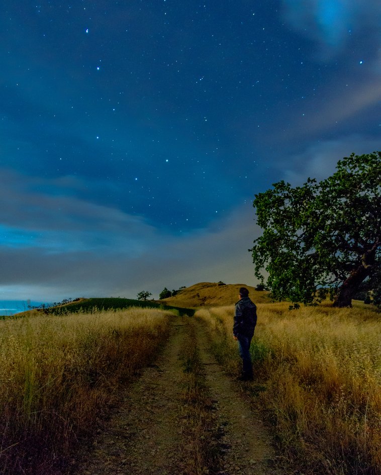 dcassat's tweet photo. Night Gazer #night #sky #stars #observer #sonomacounty #california #landscape https://t.co/GK14PWryDB https://t.co/9uNjFyZSki