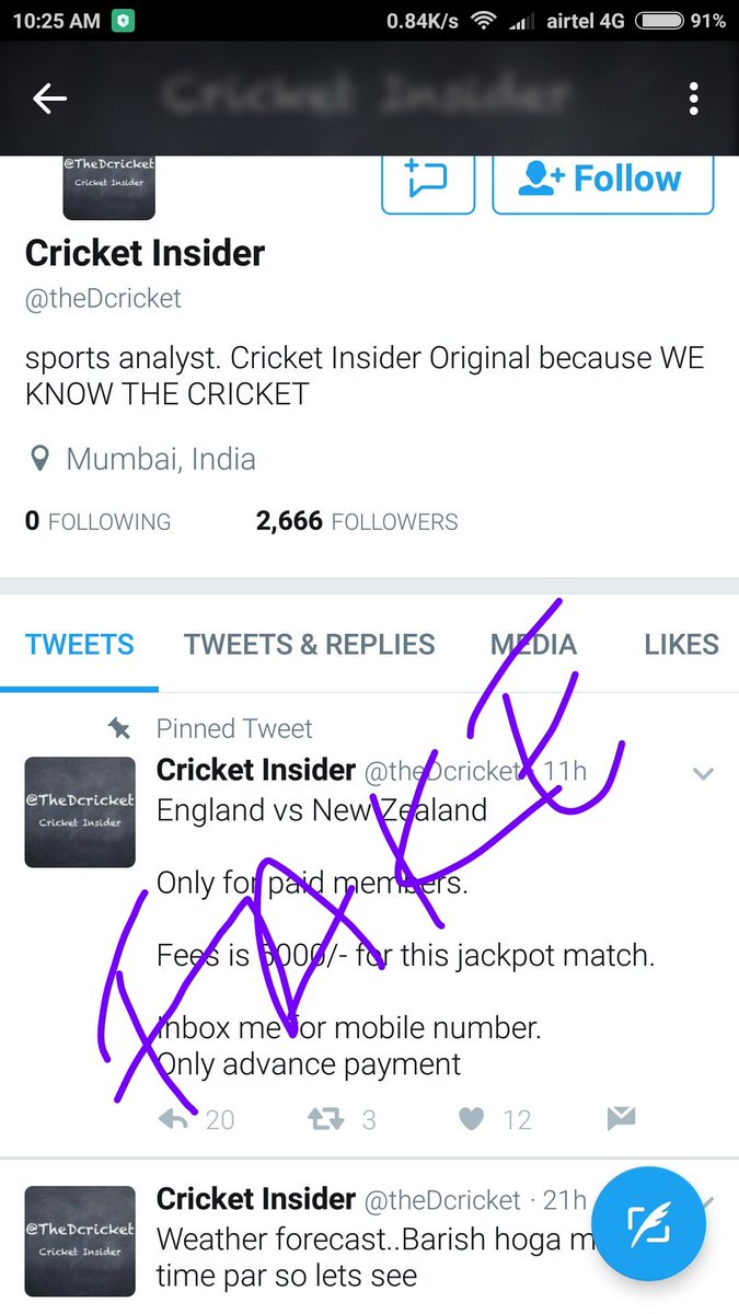 theDcricket's tweet image. Fake accounts ID NOW TAKING MONEY IN MY NAME😑
bhai log iam not respnsble if u loose money by following fake I'd,
Retweets karo jackpot dunga