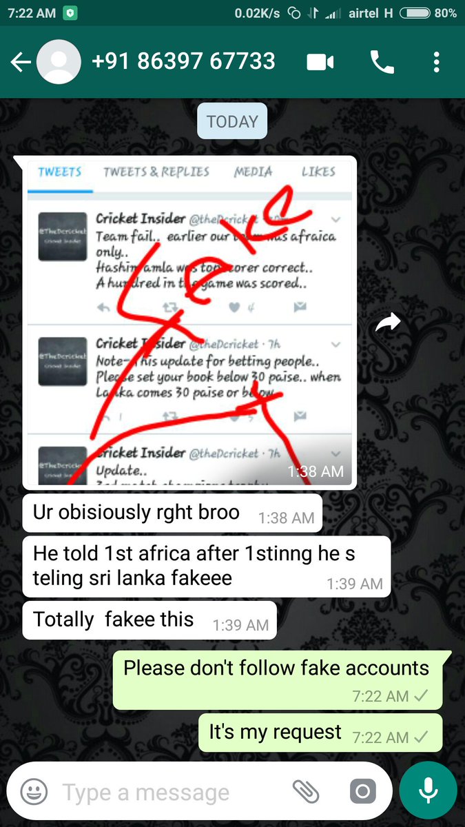 theDcricket's tweet image. Fake accounts ID NOW TAKING MONEY IN MY NAME😑
bhai log iam not respnsble if u loose money by following fake I'd,
Retweets karo jackpot dunga