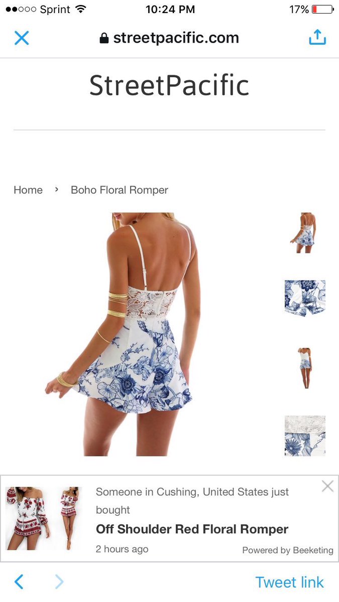 StreetPacificCo's tweet photo. Rompers. 😍 https://t.co/jbQghRlC12