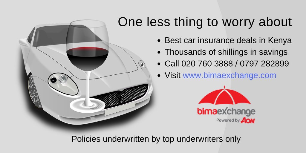 Gullible_Kenyan's tweet photo. If you find a better deal elsewhere, we'll insure your car for a year free! https://t.co/sdUW2jToMt 
#BimaExchange
"Miguna Miguna" https://t.co/gd0kxLVRkq
