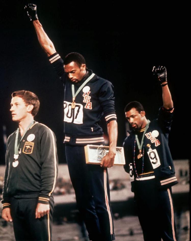 Happy Birthday to Tommie Smith(center) who turns 73 today! 