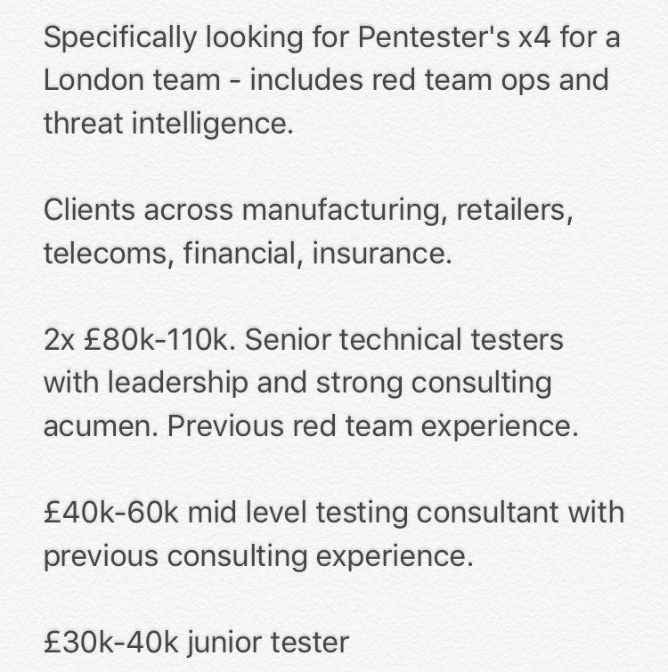 Marcus_Cyber's tweet photo. #PenetrationTesting #Pentesting #Hack #Hacking #RedTeam #Kali #AttackSimulation #CBEST #CREST #SocialEngineering #OSCP
#OSCE #CyberAttack https://t.co/MYvpvePpeU