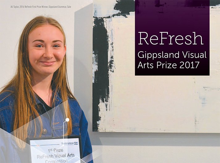 Enter the #RefreshArtPrize for VCE students! Hosted by <a href="/FedUniGippsland/">FedUni Gippsland</a> + @bryceives with a prestigious $5000 prize gellen.org.au/refresh-art-pr…