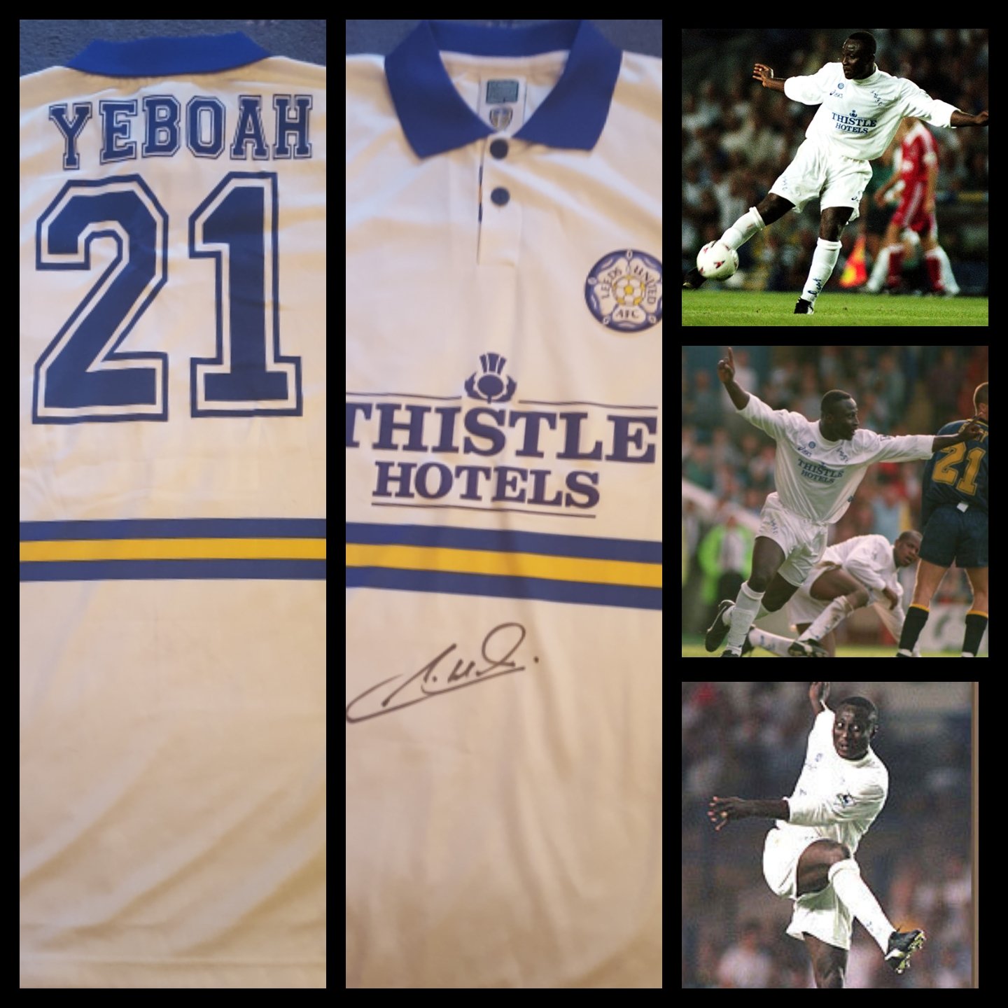 Happy Birthday to Ex Leeds legendary striker  The one and only Tony Yeboah   