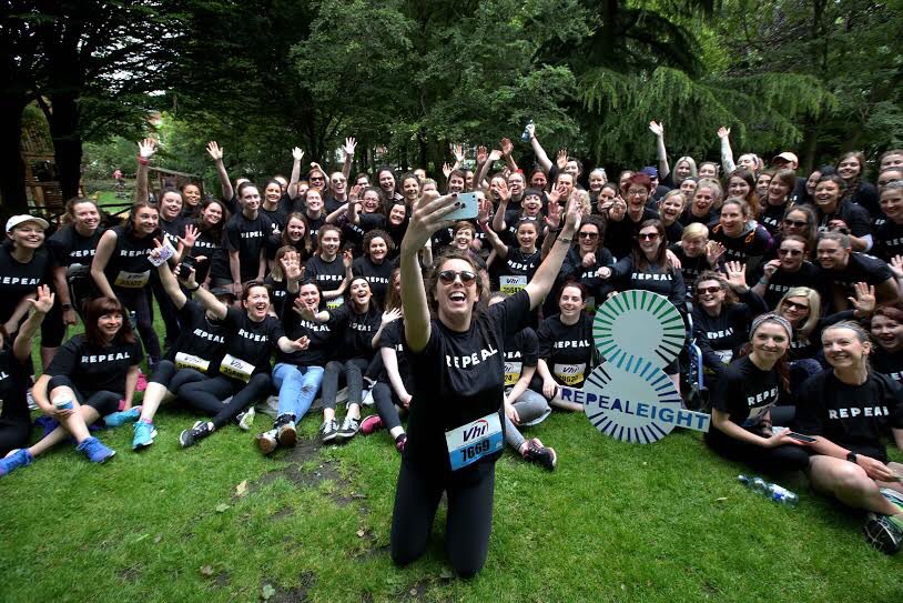 fionakearney's tweet photo. #myminimoments @HeraldNewsdesk Brilliant day doing #Run4Repeal #VHIWMM https://t.co/9Skvb66kOk