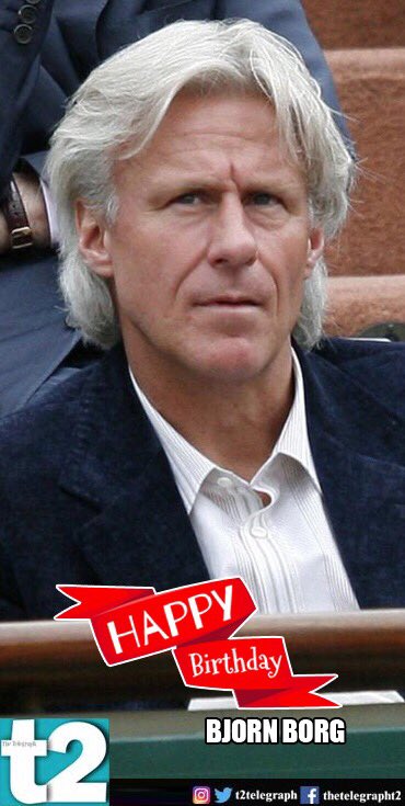T2 wishes a very happy birthday to the Swedish tennis legend, Bjorn Borg. 