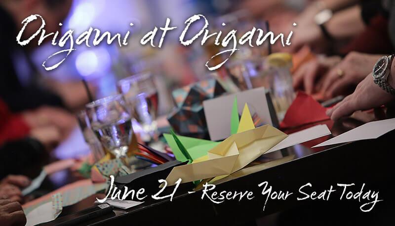 Learn Origami at Origami June 21 origamirestaurant.com/learn-origami-…