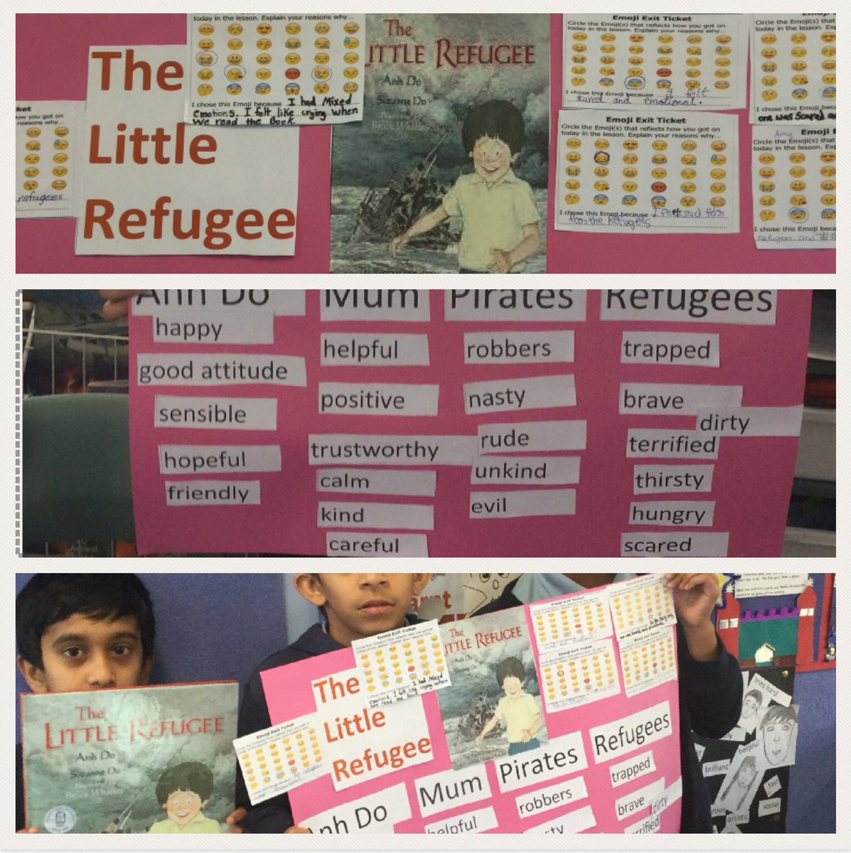 PowerPlatinums's tweet photo. @st2learning All characters are different in The Little Refugee.Emoji opinions! https://t.co/O8y3Fparff