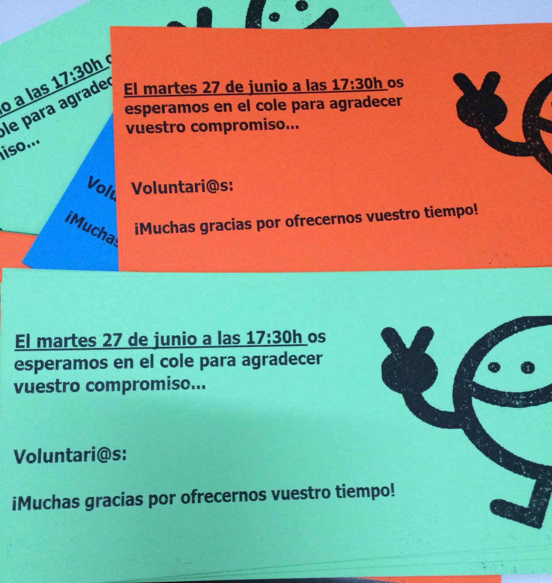 Ya tenemos día y hora para agradecer a los voluntari@s su tiempoy esfuerzo! 💪🏻Gracias!! <a href="/Sagradafamiliah/">Sagrada Familia HHDC</a>