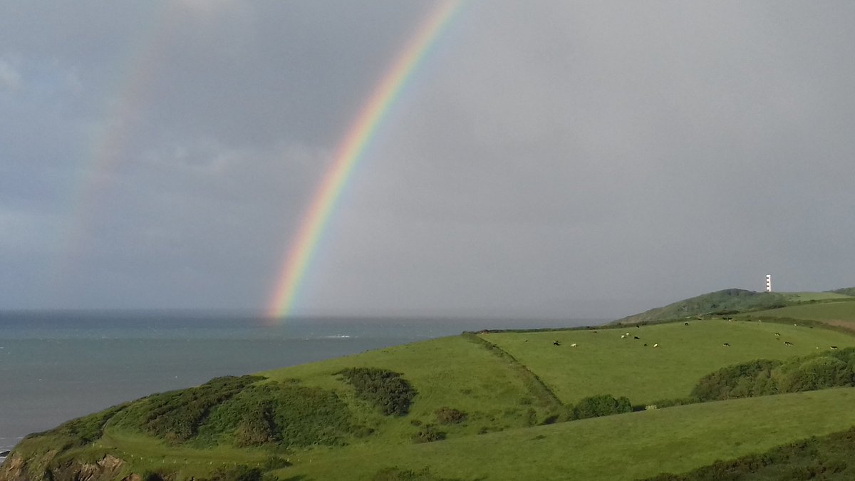 boatbuilder9's tweet photo. Gribbin  Head  this morning @LoveFowey https://t.co/2zAhuRNUND