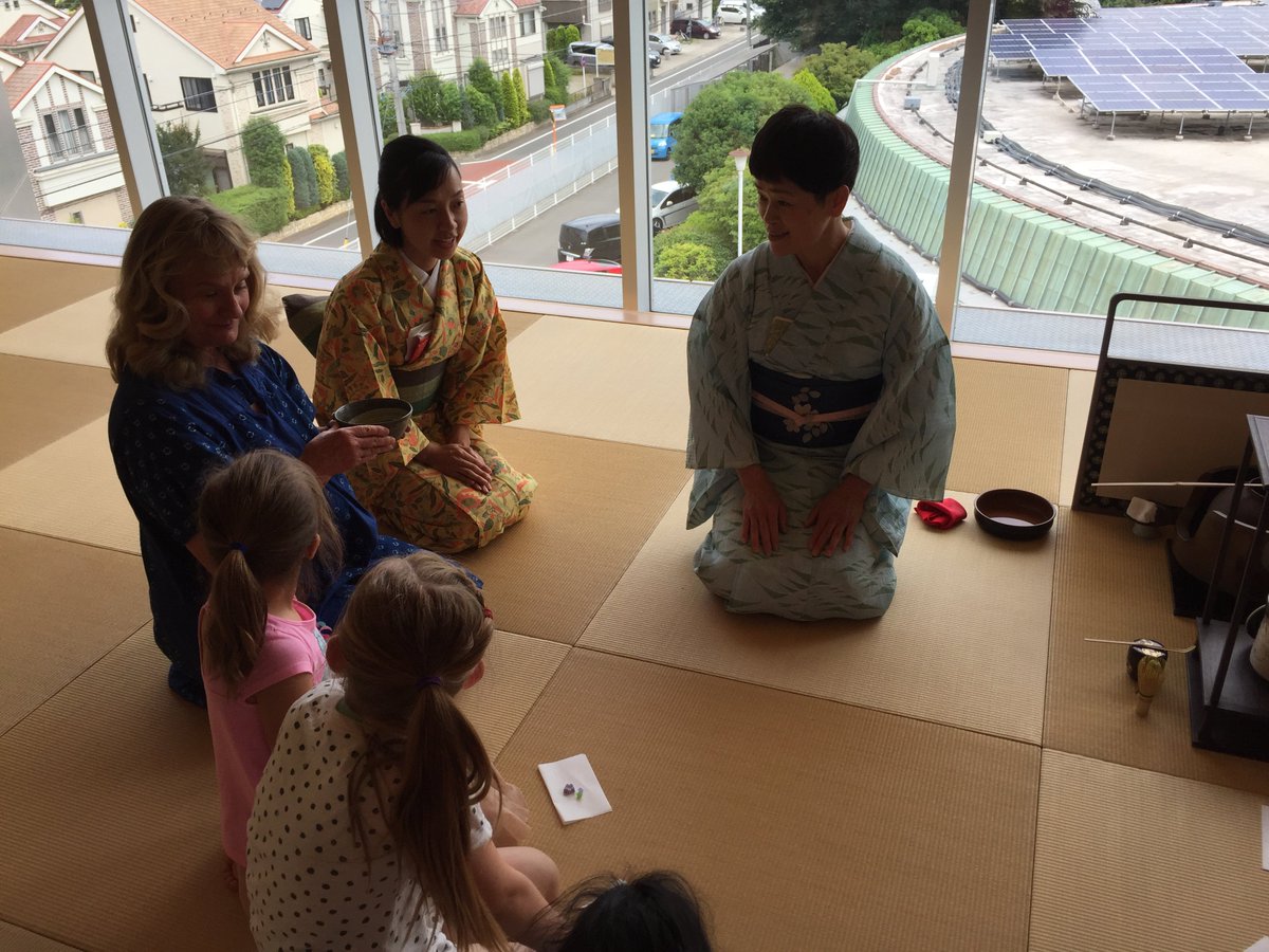 JapanCenterASIJ's tweet photo. Special Tea Ceremony demonstration by Souna-sensei and hands-on matcha experience! What did it taste like? @asijkghlheureux @asijkh @esasij https://t.co/P5CJ4imoT0