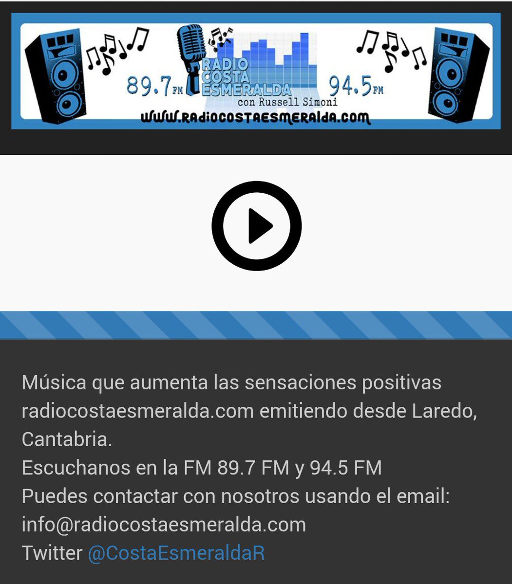 #BuenosDiasATodos #FelizMartes, además de en la FM nos podéis escuchar online en myradiostream.com/costaesmeralda La mejor selección musical