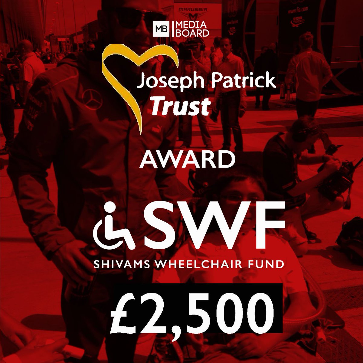 We are excited to announce Joseph Patrick Trust have awarded SWF with £2500.