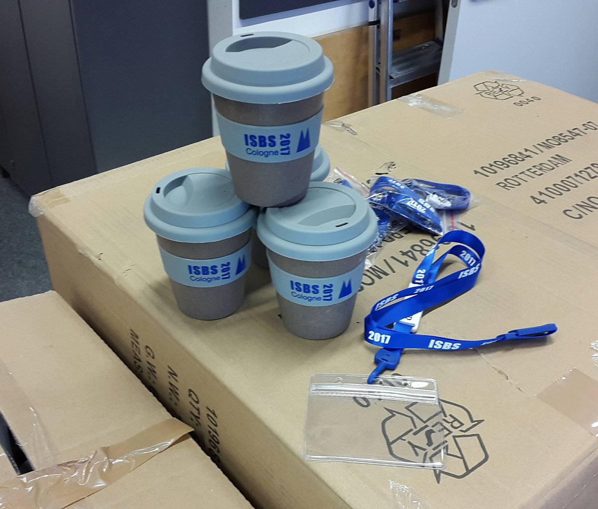 isbs_2017's tweet photo. First goodies for the #ISBS2017 conference bags just arrived. Only 8 days to go! #excited #DSHS #Cologne https://t.co/f1t3CYU1XB