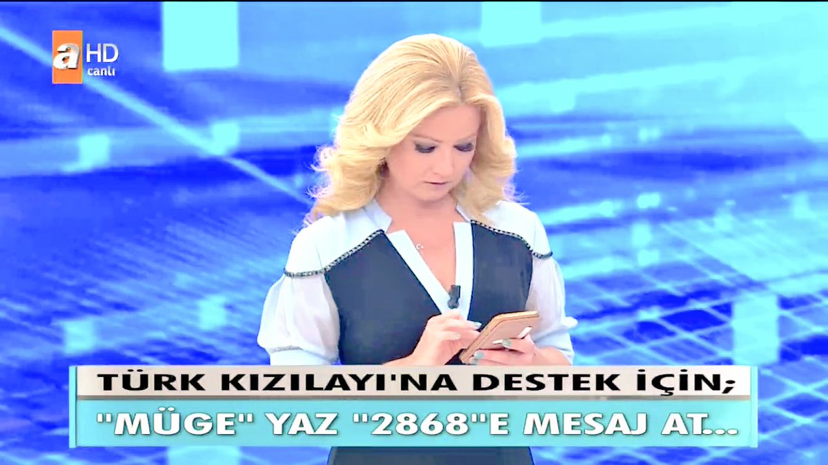 Müge Anlı ile büyük bağış seferberliği başladı. #BuHilalinAltında paylaşmak için Müge yaz 2868'e gönder. 1SMS10TL