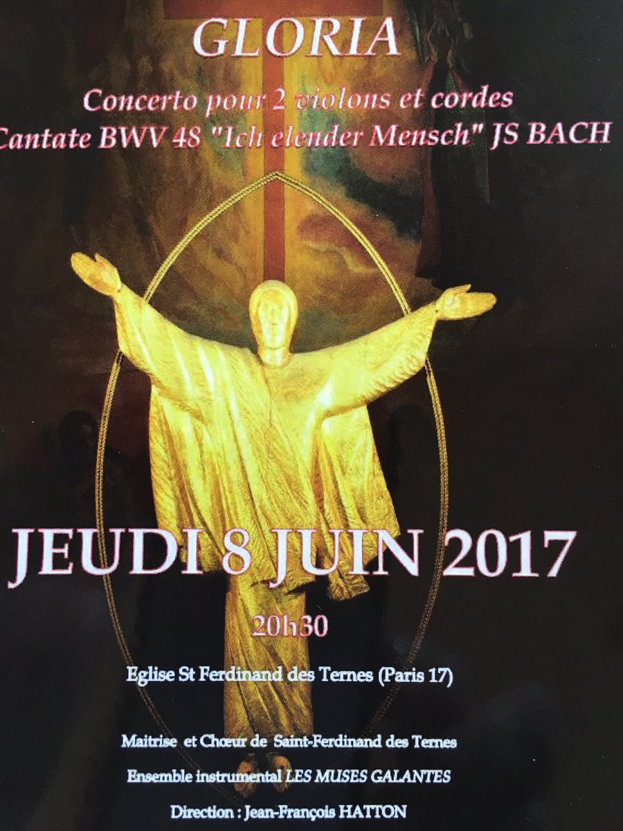 FerdinandTernes's tweet photo. LE rendez-vous paroissial de cette semaine : les concert du choeur et de la maîtrise de St-Ferd'! Jeudi 8 20.30 #Vivaldi #Bach https://t.co/vZ0KGIzmhe