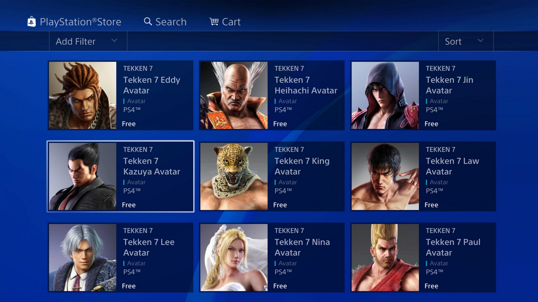 TEKKEN on Get Tekken 7 avatars on PSN today! Only part of the is currently available but all are coming in the future. https://t.co/65hbcgy1wd" / Twitter
