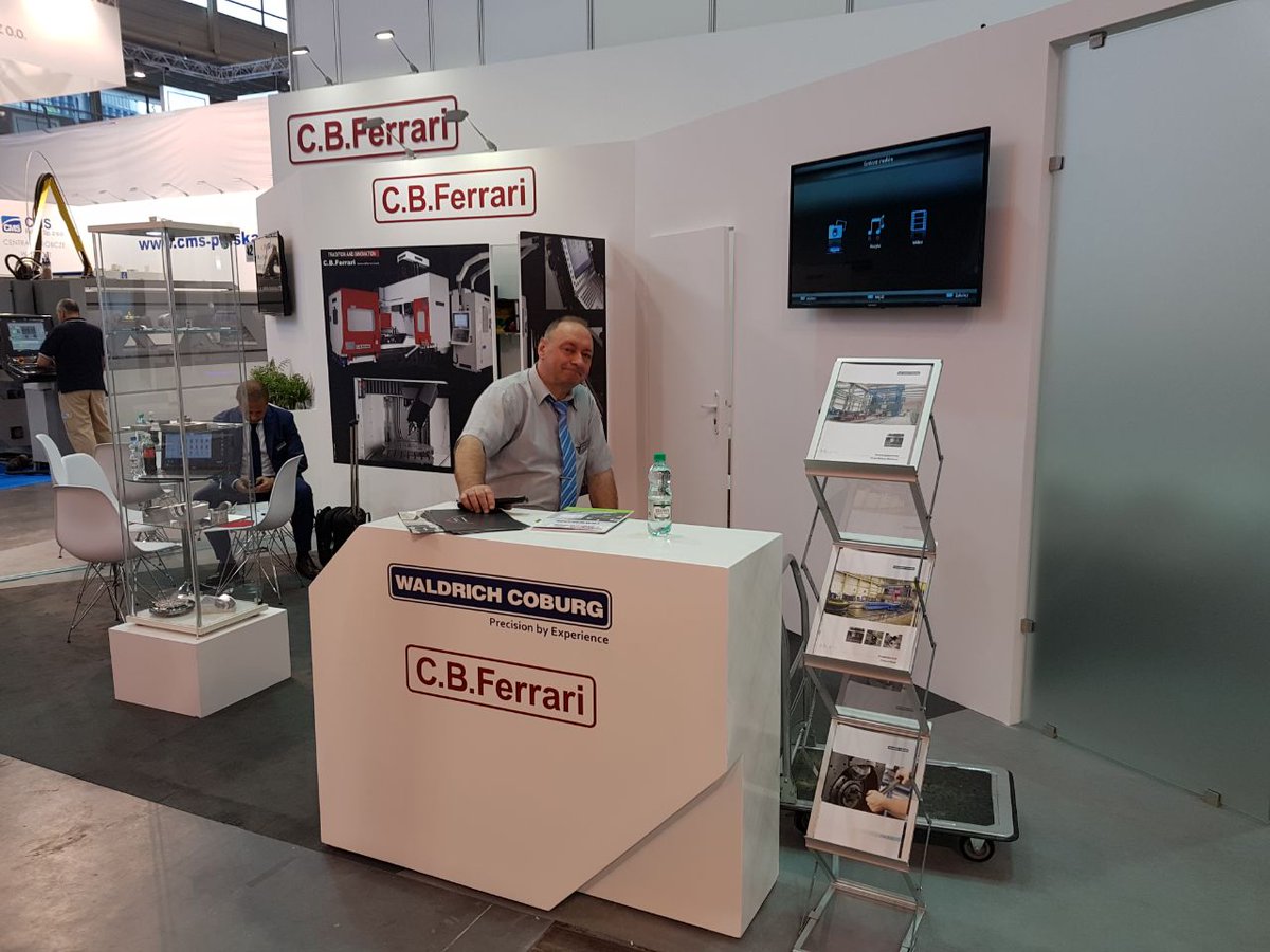 WALDRICH_COBURG's tweet photo. #ITM #Machtool startet right now. Come by and visit #CBFerrari and #WALDRICHCOBURG in hall 3A at booth 42 @ITM_Polska #Waldrich https://t.co/NYyLsqQuiG