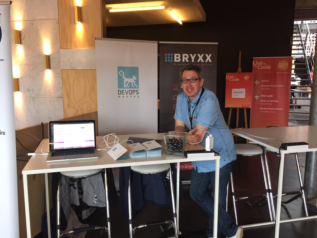 Present at #oraclecode Brussels <a href="/MonkeyDevops/">DevOps Monkey</a>