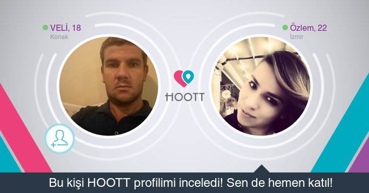 #HOOTTapp Yakınındaki kişilerle sohbet etmek için HOOTT indir. HOOTT ile Eğlen! goo.gl/jPUaB0