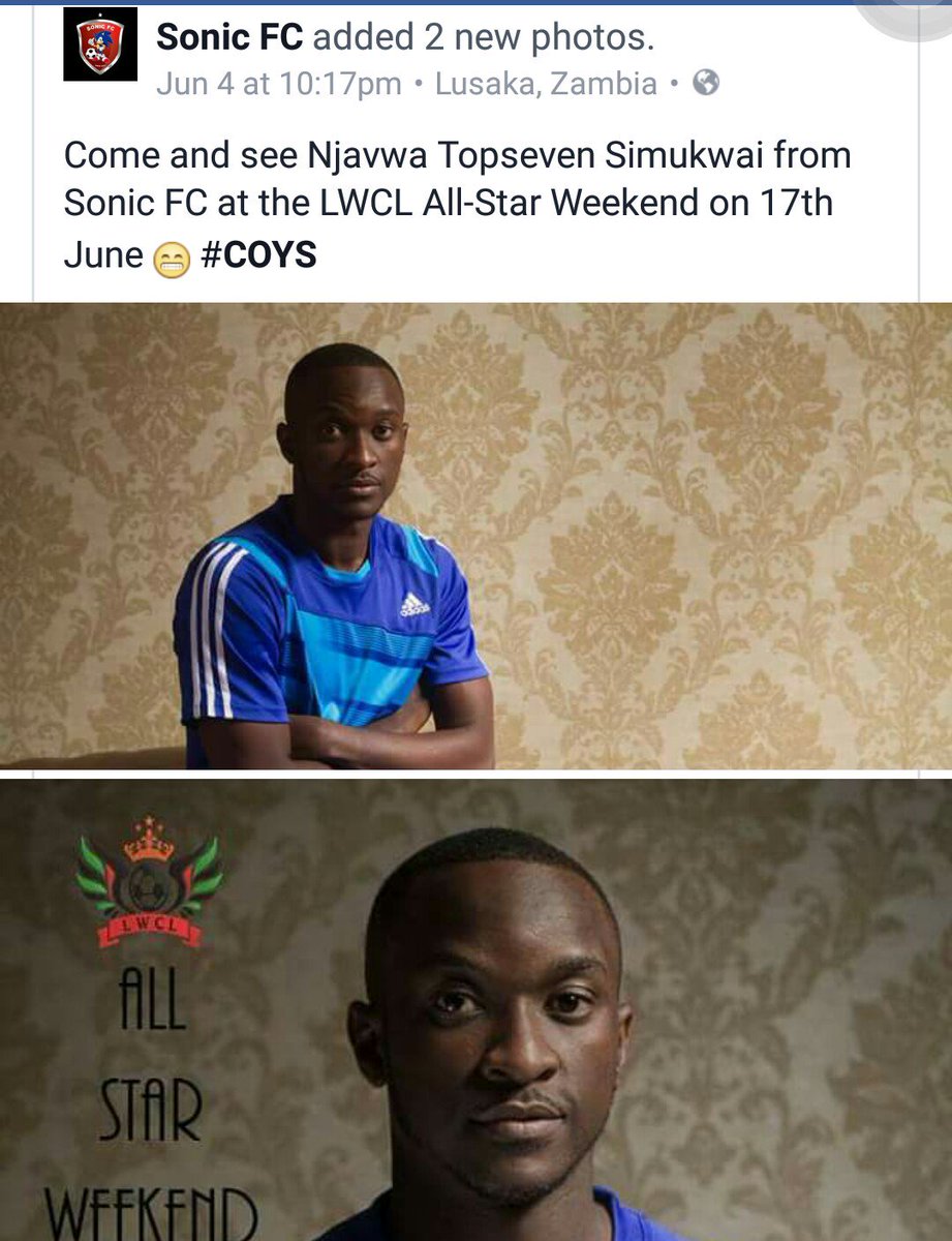 FcSonic's tweet photo. Watch our talismanic forward @njavwatopse7en grace the beautiful game of football on the 17/06/17 in the All Star Weekend. ⚽ #LWCL #Sonic https://t.co/Y47MGgeIrq