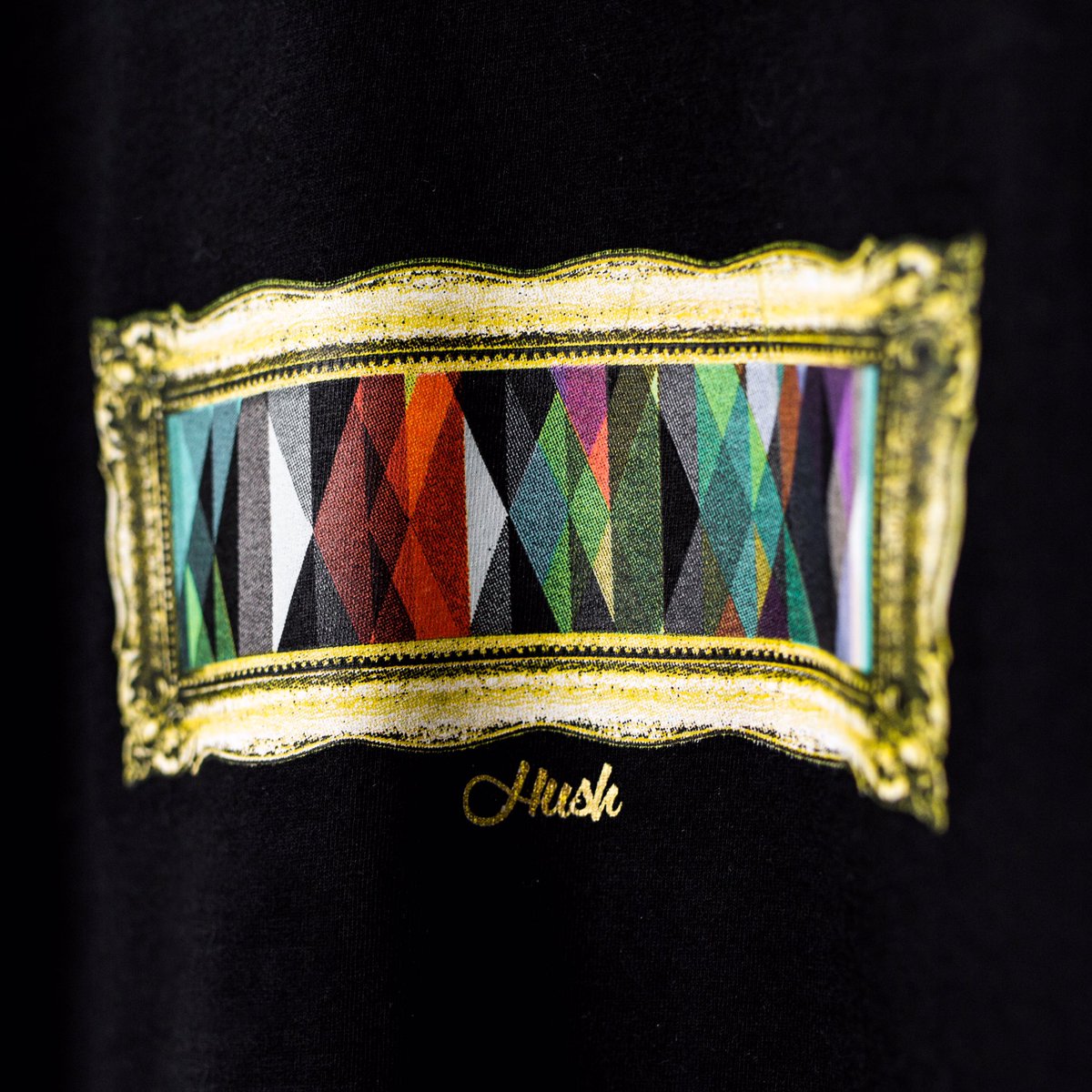 TheHushLife's tweet photo. Hush flagship tee. #TheHushLife https://t.co/e0t55rpC4g