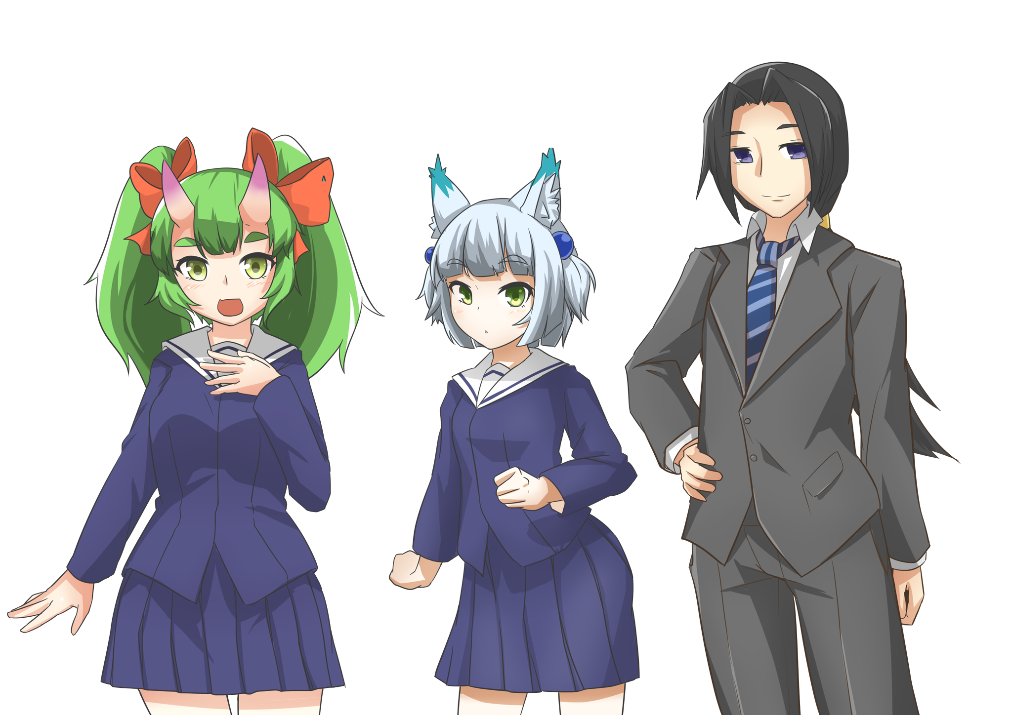Maumaumaumau Pa Twitter 陰陽師組ギャルゲ風にしました 実際にホーム画面こんなんできたら面白そうだなぁーと思いながらつくった 他のキャラクターも描こうと思うけど他の人も描こう ちなみに出雲ちゃんだけマジで持ってない 背景 メッセージボックスは