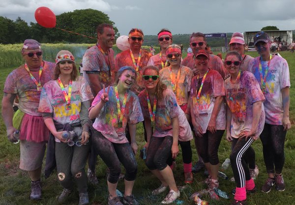 WeTakeCare_UK's tweet photo. #EasiliftLoadingSystems are proud of everybody who took part in the #ColorRun. Help us to help the #forgetmenottrust https://t.co/XO987B3P3G https://t.co/VFQa87aYcH