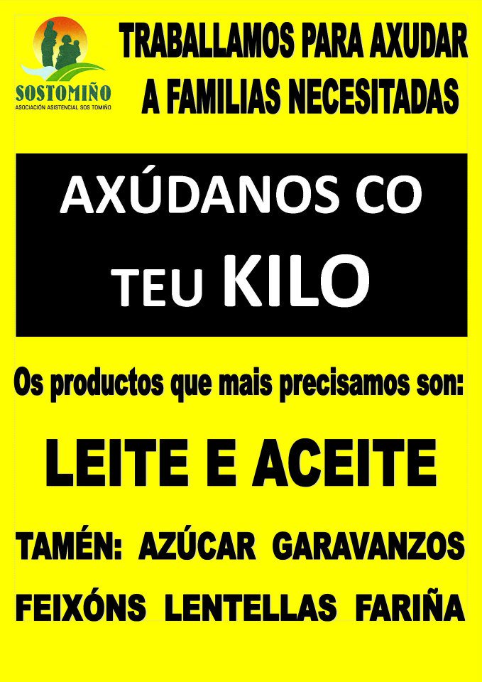 TbmSos's tweet photo. Os recordamos que este fin de semana haremos la operación kilo en Tui, Tomiño y O Rosal. Sólo en los supermercaodos Froiz!!
@Infominho https://t.co/vXjouTkCRQ