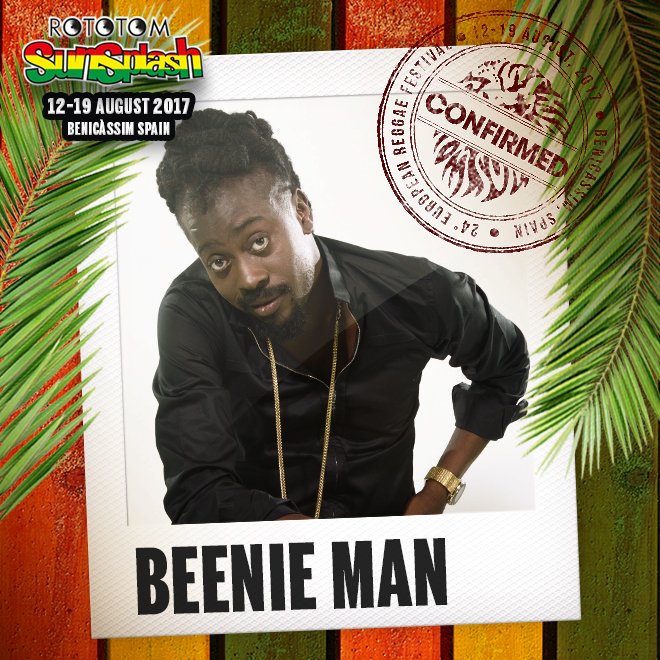 sunsplash_es's tweet photo. @KingBeenieMan closes the #rototom2017 #mainstage #lineup stay tuned for more big names to be announced! 🔥https://t.co/dvjNfAYcTL https://t.co/l6z3RvuYTU